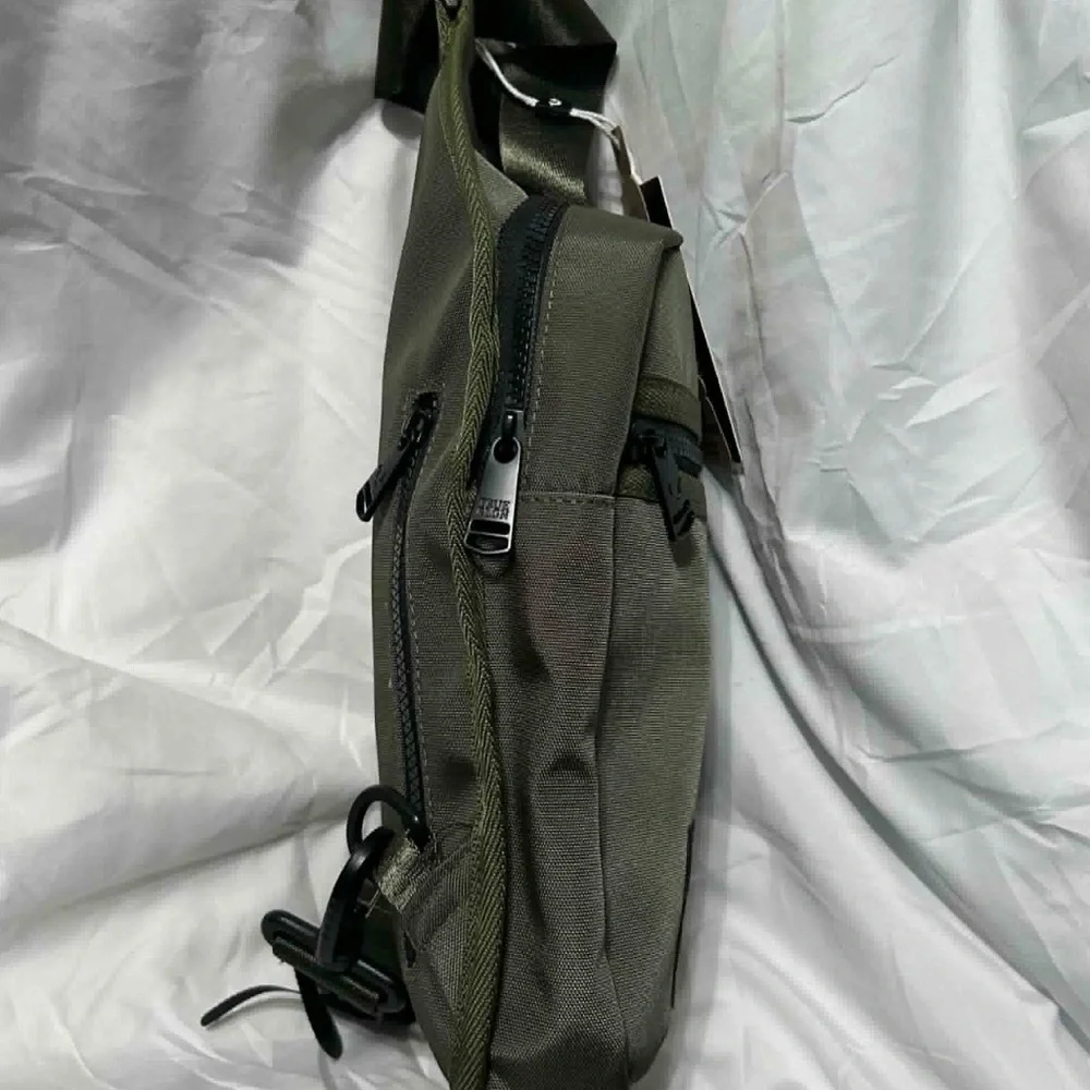 True Religion Sling Crossbody Avery Shoulder‎ Bag| Olive Color | New With Tag